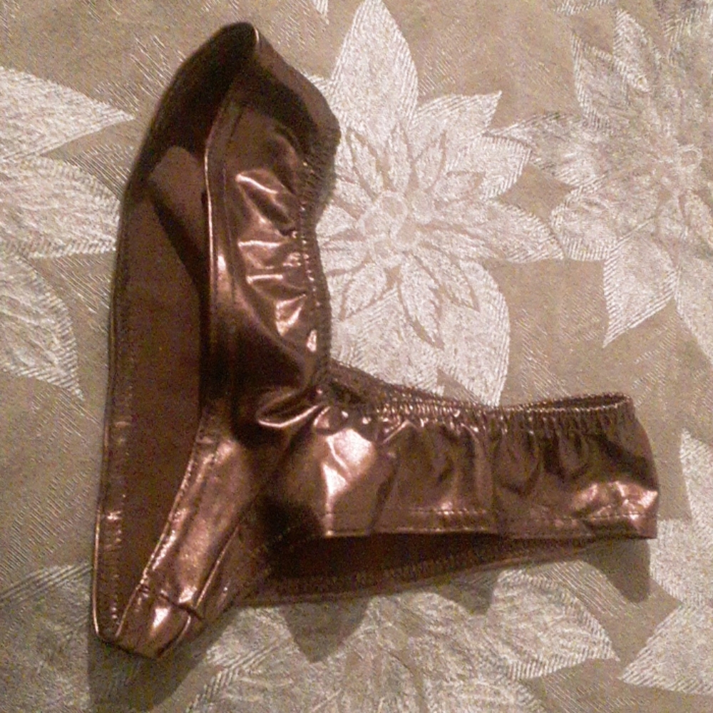 Xs fake leather pantie